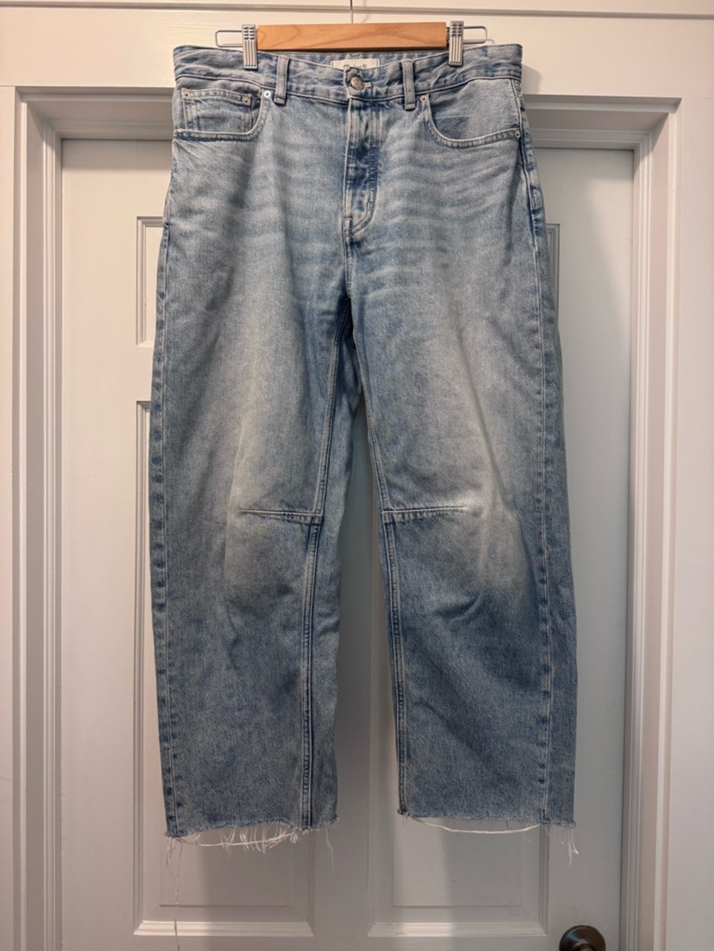 Madewell The Darted Barrel-Leg Jean Edmondson Wash Rigid size 28 - Picture 5 of 5